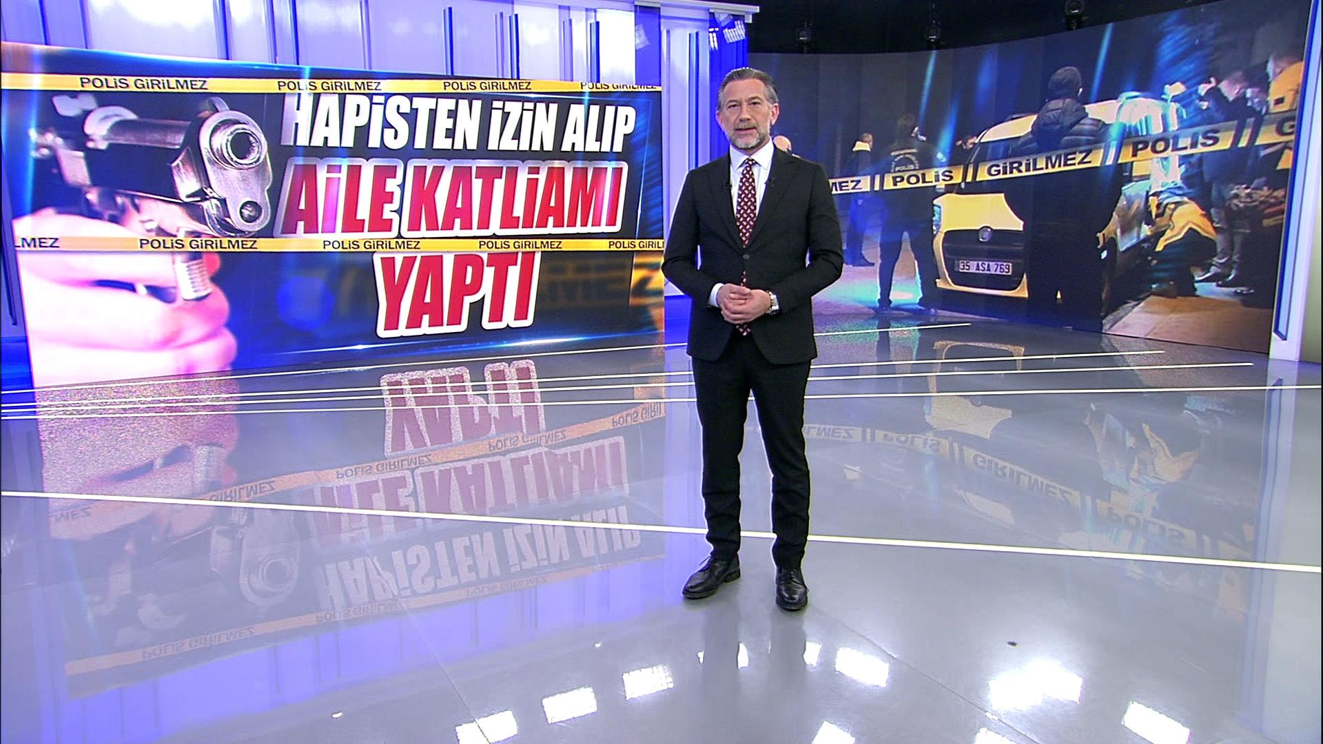 Hapisten izin alıp aile katliamı yaptı