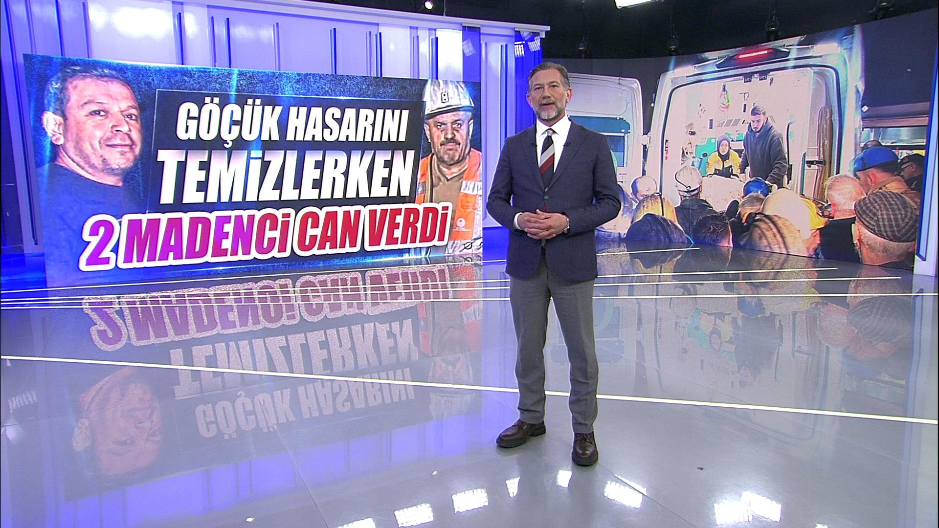 Göçük hasarını temizlerken 2 madenci can verdi
