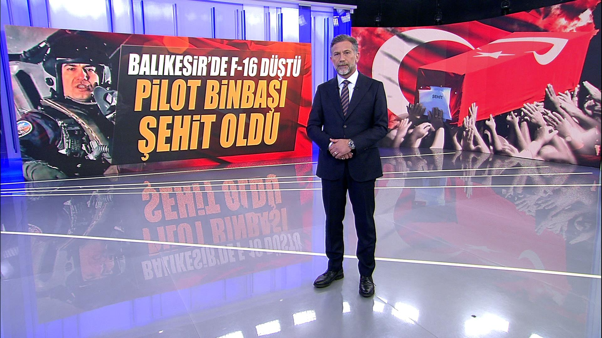 Balıkesir'de F-16 düştü, Pilot Binbaşı şehit oldu