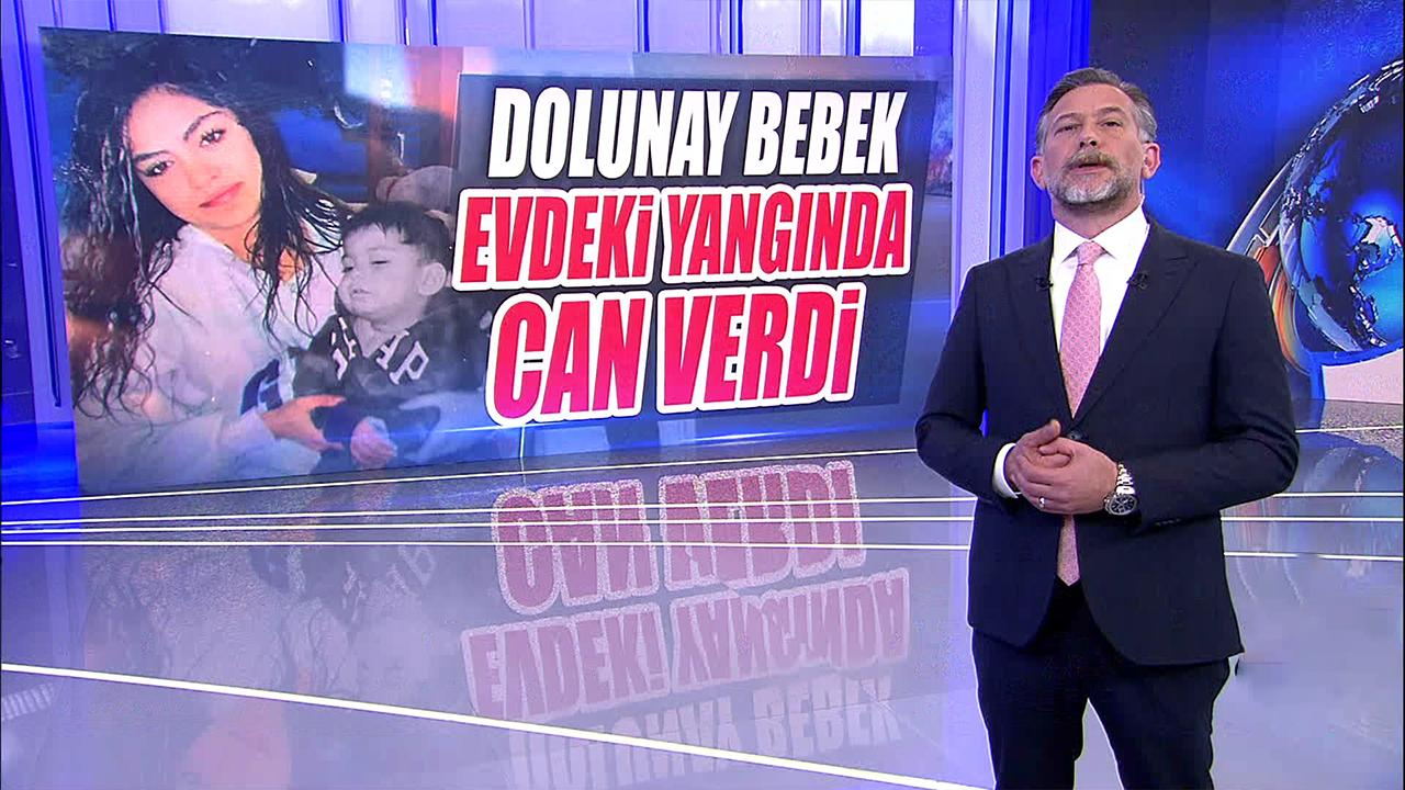 Dolunay bebek evdeki yangında can verdi!