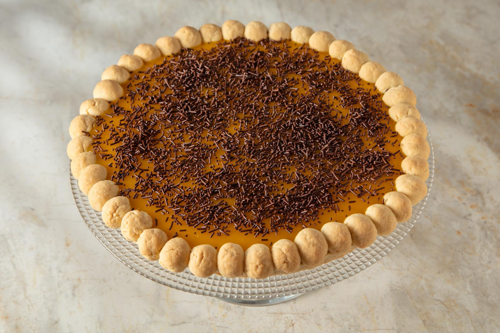 Portakal Soslu Büyük Kurabiye