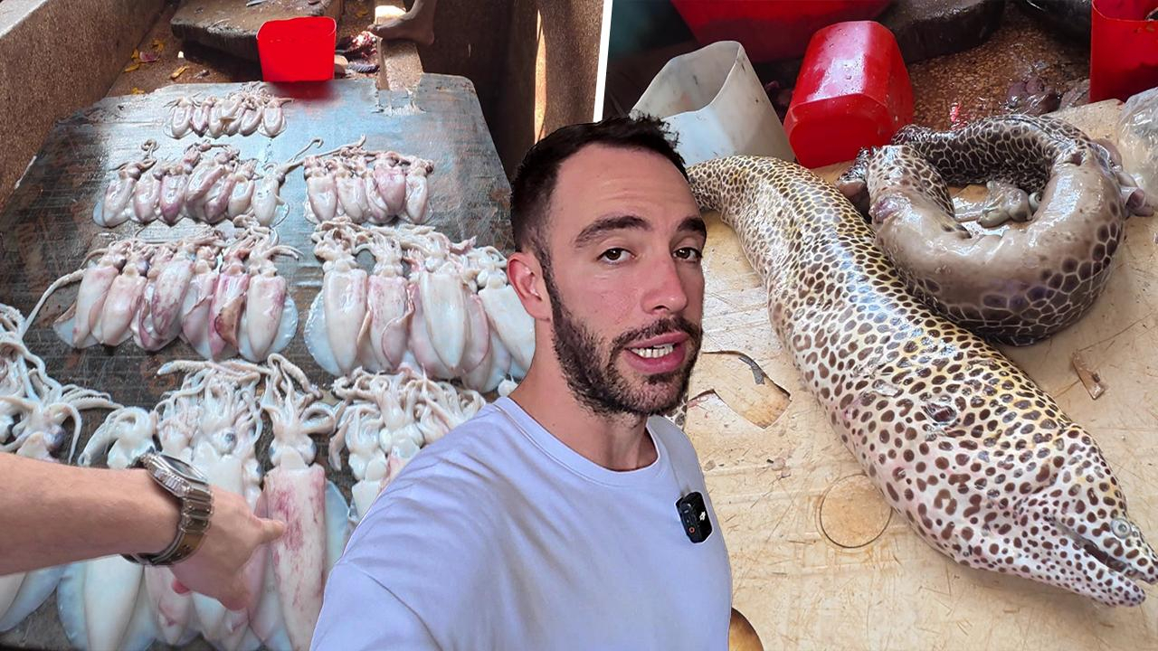 Zanzibar'ın balık pazarı
