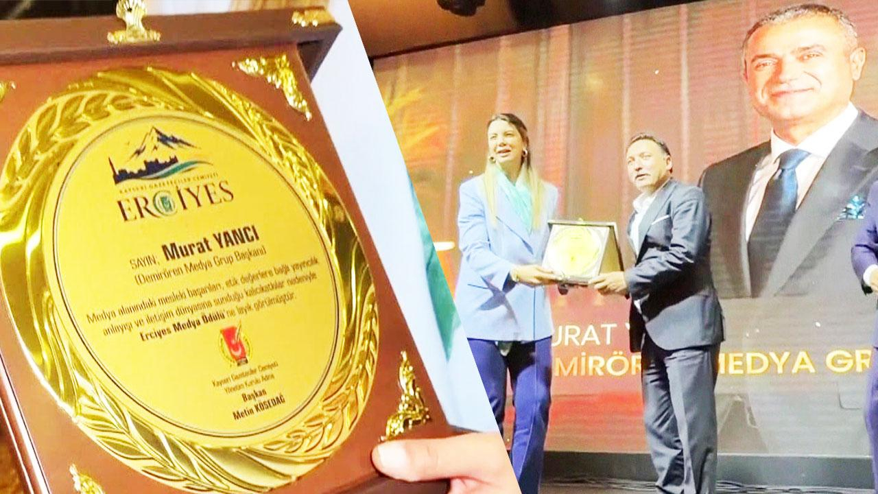 Kayseri Gazeteciler Cemiyeti ödüllerini verdi!