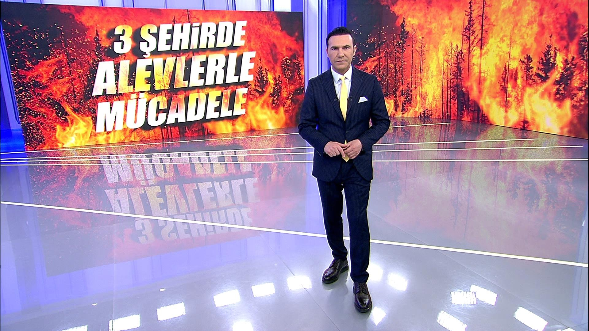 3 şehirde alevlerle mücadele