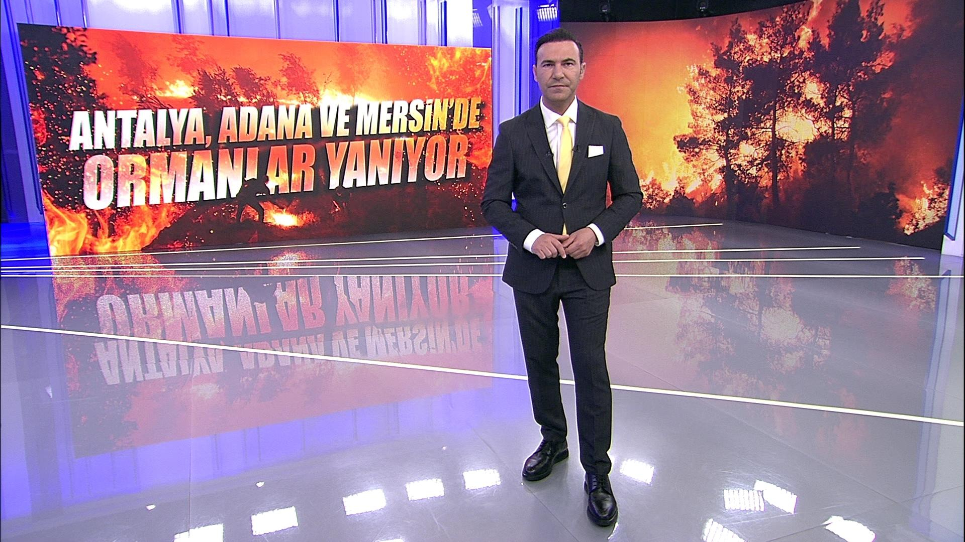 Antalya, Adana ve Mersin'de ormanlar yanıyor