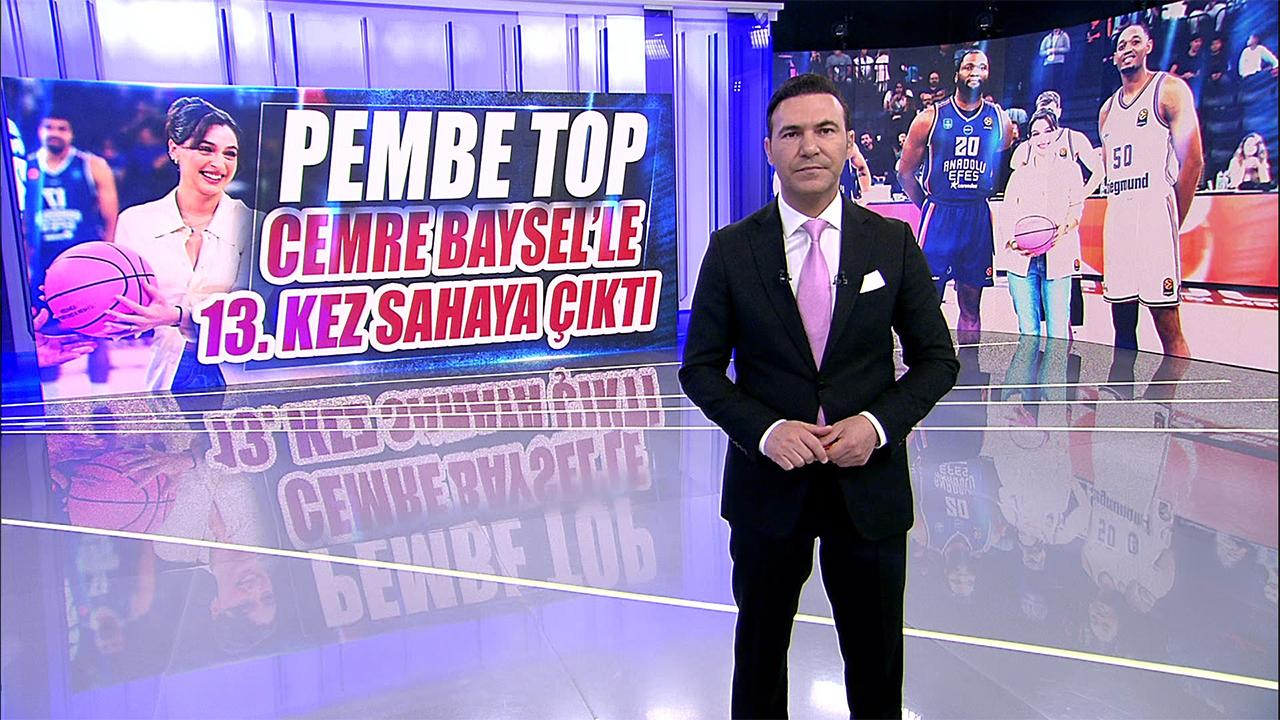 Pembe top Cemre Baysel'le 13. kez sahaya çıktı!