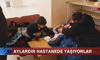 Hastanede yaşayan aile!