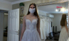 Düğünler 1 Temmuz'da başlıyor. Gelinlik ve damatlıklara maske kombini yapılıyor | Video