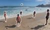 Brezilya'nın ata sporu Ipanema sahilinde!