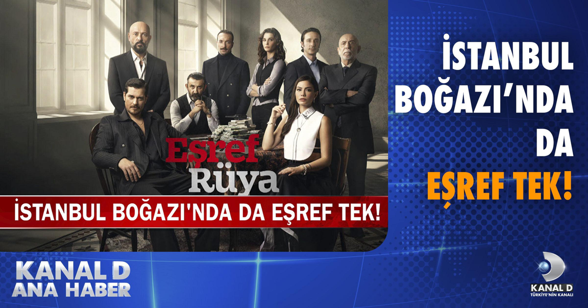 İstanbul Boğazı’nda da Eşref Tek!