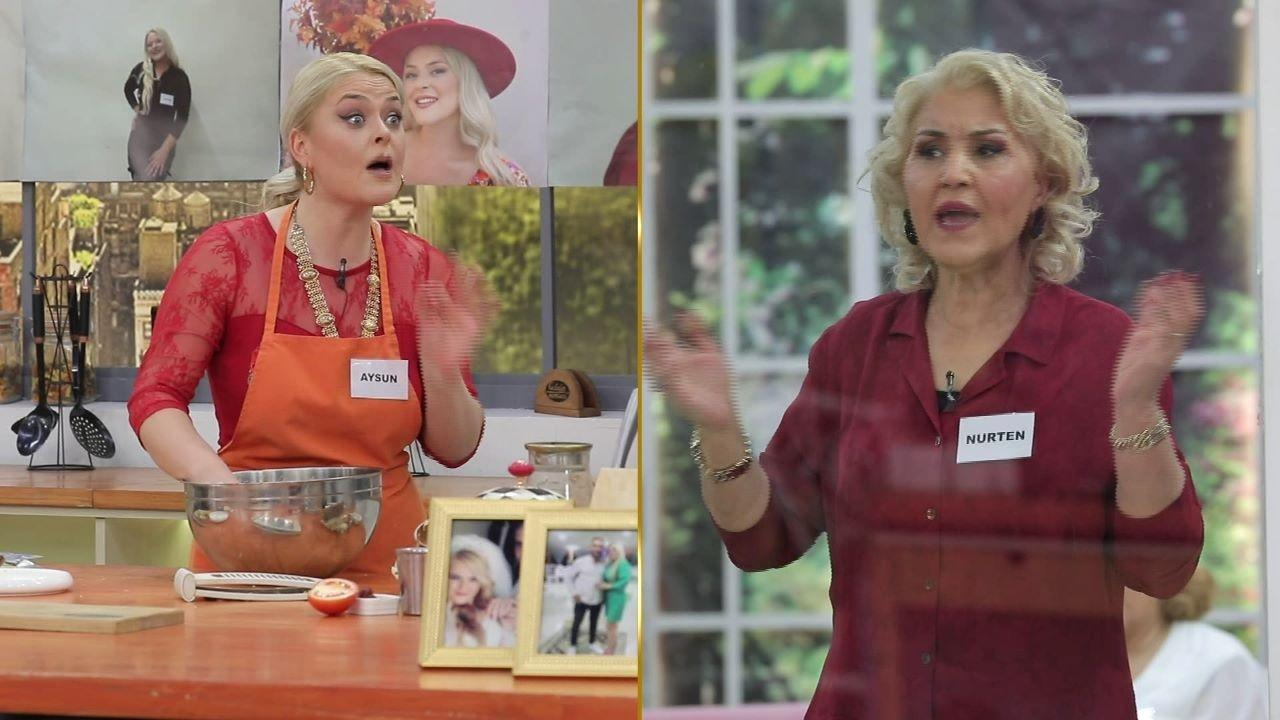 Stüdyoda Nurten ve Aysun arasında gerginlik!