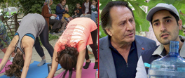 Mahalle mahalle olalı böyle yoga görmedi!