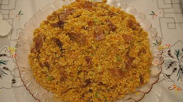 Pastırmalı Bulgur Pilavı tarifi