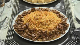 Kavurmalı Yarmacalı Bulgur Pilavı tarifi