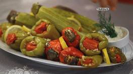 Tahin Soslu Karışık Dolma