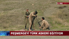Peşmergeyi Türk Askeri eğitiyor