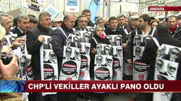 CHP'li vekiller canlı reklam panosu oldu! 