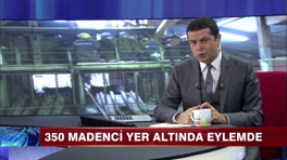 Madencilerden sıradışı eylem!