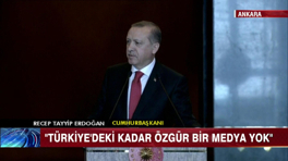 Erdoğan'dan basın özgürlüğü açıklaması!