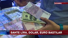 Sahte lira, dolar, euro bastılar!