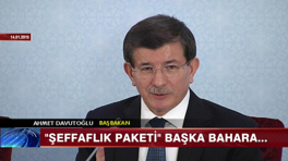 "Şeffaflık paketi" seçim sonrasına kaldı!..