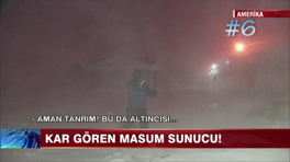 Kar gören masum sunucu