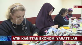 Atık kağıttan ekonomi yarattılar!