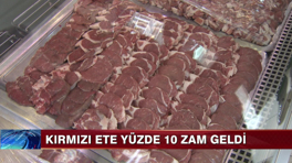 Kırmızı ete yüzde 10 zam!