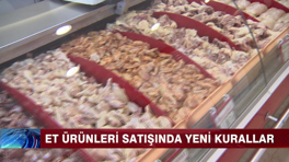 Et ürünleri satışında yeni kurallar