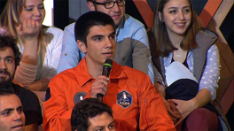 Türkiye'nin en genç astronotu Beyaz Show'daydı!