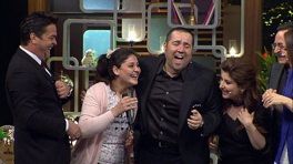 Beyaz Show'da heyecanlanan kız!