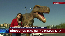 Dinozorun maliyeti 10 milyon lira!