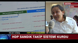 HDP'nin sandık takip sistemi