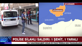 Diyarbakır'da 2 polise ateş açıldı!