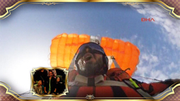 Gökyüzünde paraşüt değiştiren Cengiz Koçak Beyaz Show'daydı!