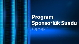 Program Sponsorluk Sundu-Örnek 1