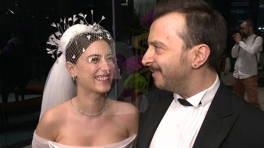 Hazal Kaya ve Ali Atay'ın düğününden çok özel görüntüler!