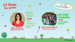 Demirören Medya’dan 23 Nisan’a özel Online Çocuk Festivali!