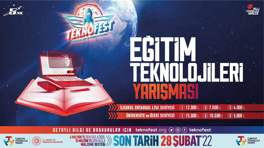 Eğitimde Gelecek TEKNOFEST Eğitim Teknolojileri Yarışması ile Şekillenecek!