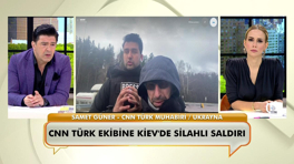 CNN Türk ekibi, Kiev'de uğradıkları silahlı saldırı anlarını canlı yayında anlattı!