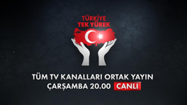 "Türkiye Tek Yürek" Ortak Yayını