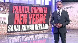 Parkta, durakta her yerde sanal kumar reklamı!