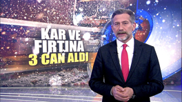 Kar ve fırtına 3 can aldı!