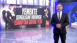 Yemekte sevgilisine vurunca esnaftan dayak yedi!