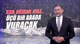Kar, rüzgar, ayaz üçü bir arada vuracak!