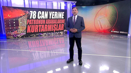 78 can yerine patronun arabalarını kurtarmışlar!