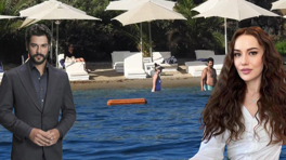 Burak Özçivit ve Fahriye Evcen'in deniz sefası!