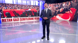 Metan gazı şehitlerine veda