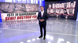 İşte 10 kahramanın şehit düştüğü yer