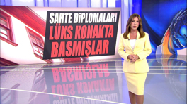 Sahte diplomaları lüks konakta basmışlar